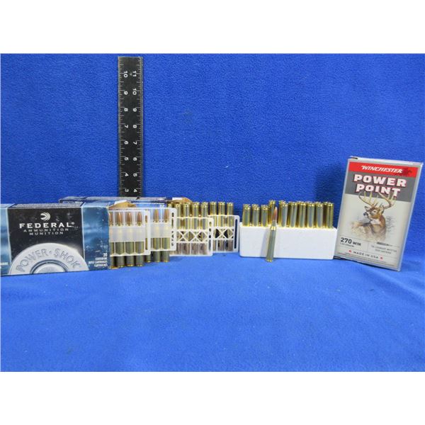 270 Win. Federal & Winchester Cartridges (Pick Up or Ship by UPS Only)