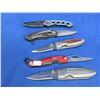 Image 1 : 4 Folding Lock Blade Knives and 1 Folding Blade Knife
