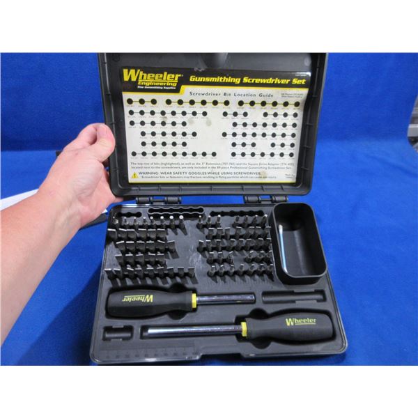 Wheeler Engineering 72 Piece Deluxe Gunsmithing Screwdriver Set