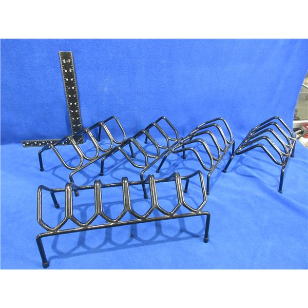 4 x 4-Gun Pistol Racks and 1 x 6-Gun Pistol Rack