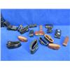 Image 1 : Lot of 16 Misc. Leather Belt Keepers