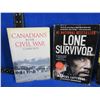 Image 2 : 3 Books - Shooter, Canadians in the Civil War, Lone Survivor