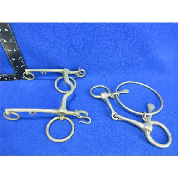 2 Horse Bits - Marked "England"