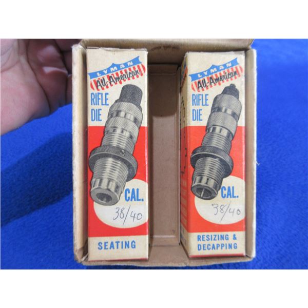 Lyman All-American 38-40 FL 2 Die Set in Original Packaging