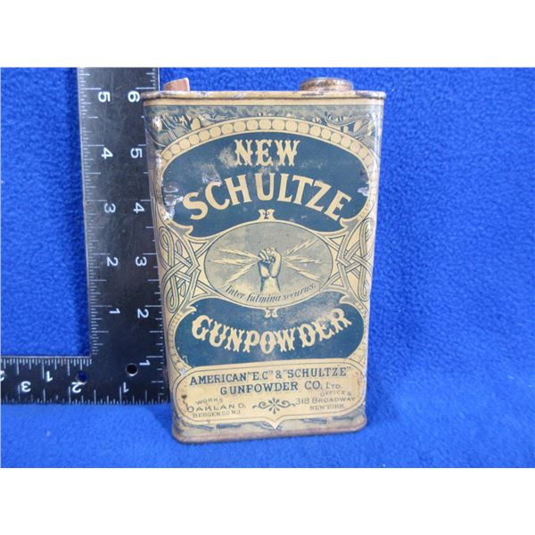American "E.C" & Schultze Gunpowder Co. Empty Collector Tin