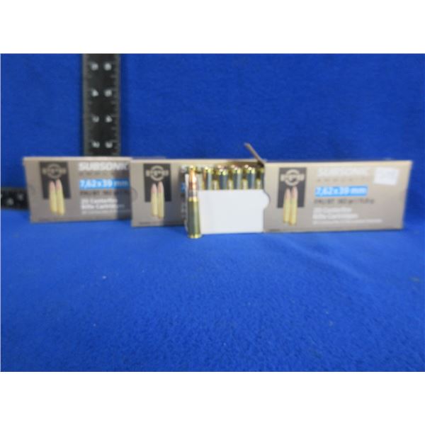 7.62X39 182gr FMJ BT PPU Cartridges (Pick Up or Ship by UPS Only)