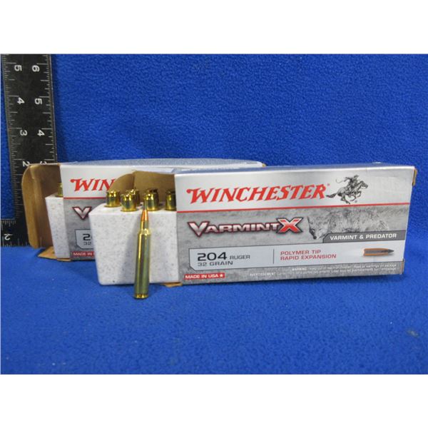 204 ruger 32gr Polymer Tip (Pick Up or Ship by UPS Only)