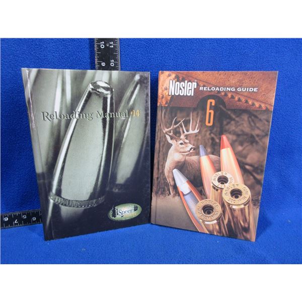 2 Books - Nosler Reloading Guide 6, Speer Reloading Manual #14