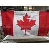 Image 2 : 2 Canada Flags - 18" x 36" Indoor Only & 36" x 60" Canada 150