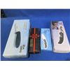 Image 2 : 3 Folding Lock Blade Clip Knives and a Swiss Style Knife