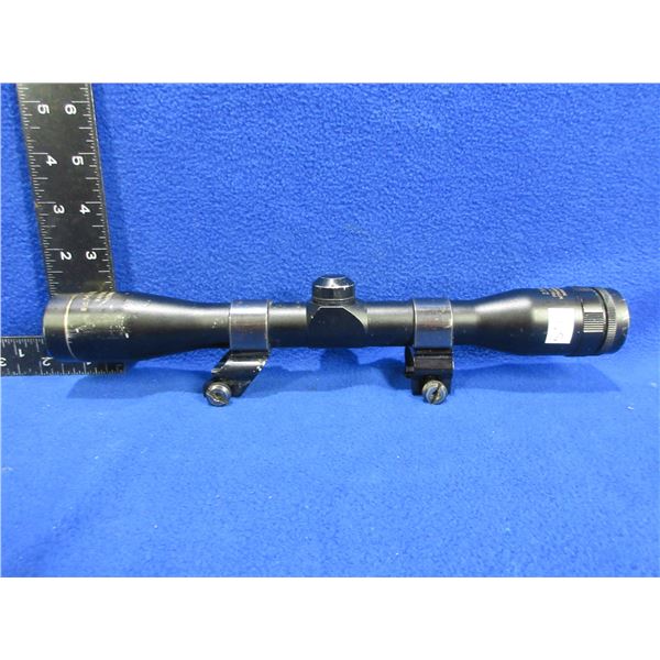 B.C. Miroku 2.5x32 Scope with 1" Weaver Rings - Appears Clear