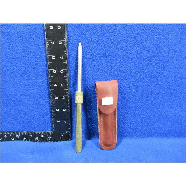 Eze-Lap Diamond Model M Knife Sharpener with Leather Sheath