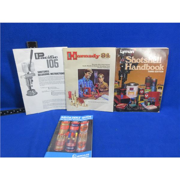 4 Books - Reloading, Catalog, Instructions and Guide