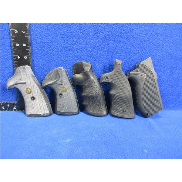 5 Misc. Handgun Grips - 2 Pachmayr K/L Frame, 2 S&W, Hogue Mono-Grip
