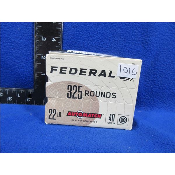 22 LR 40gr Solid Automatch Federal (Pick Up or Ship by UPS Only)