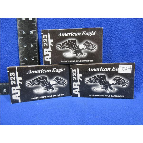 223 Rem. 55gr FMJ Federal (Pick Up or Ship by UPS Only)