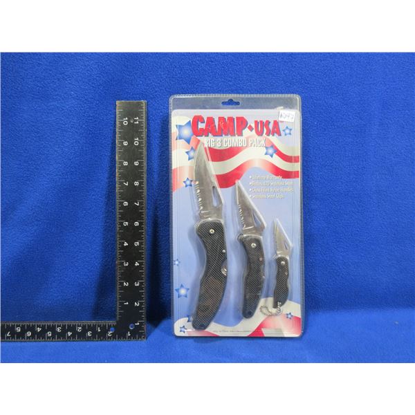 Camp USA Big 3 Combo Pack - New Old Stock
