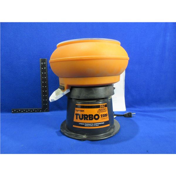 Lyman Turbo Tumbler 2200 with Media - Tested Working