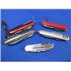 Image 2 : 5 Swiss Style Folding Pocket Knives