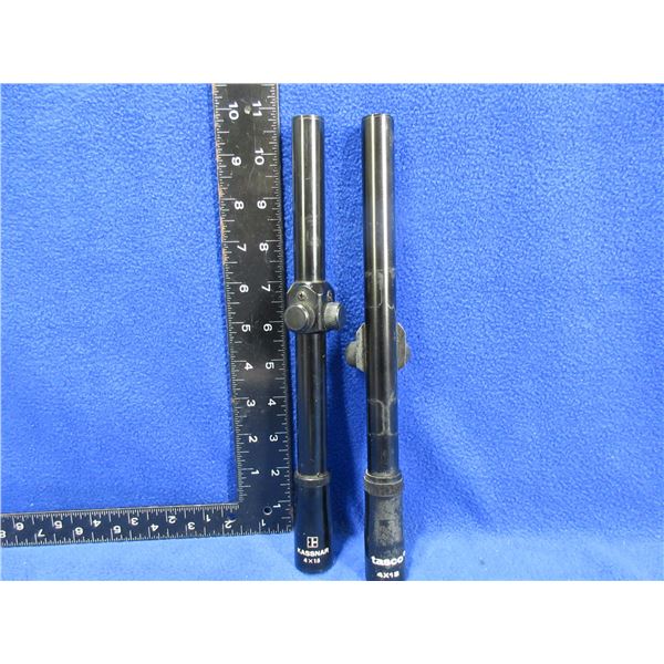 2 Scopes - Kassnar 4x15 & Tasco 4x15 - Both Appear Cloudy