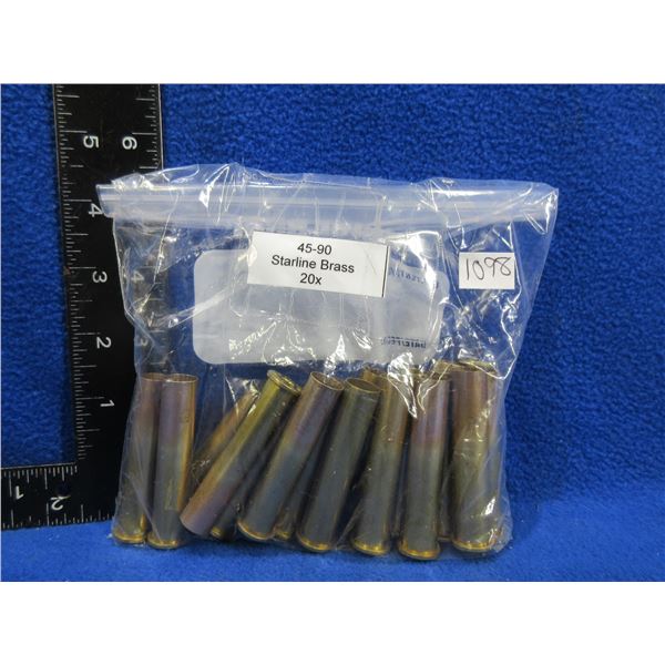 NEW - Brass Only - 45-90 Unprimed Starline - Bag of 20