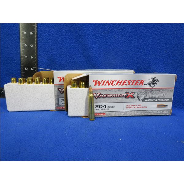 204 Ruger 32gr Polymer Tip (Pick Up or Ship by UPS Only)