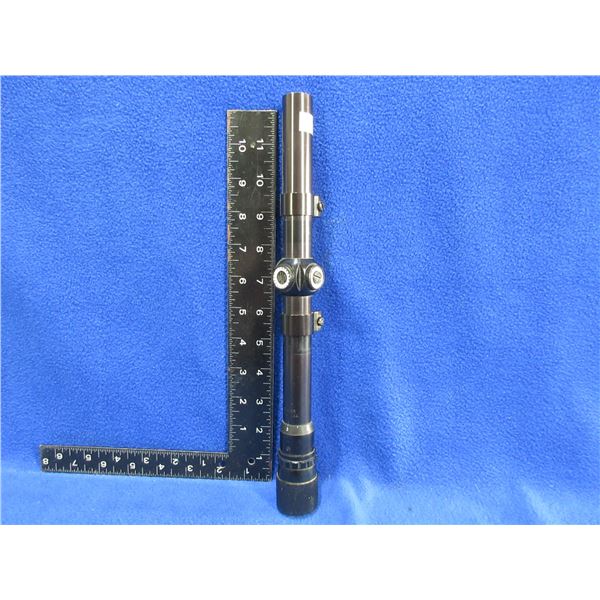 Vintage Weaver V22-A 3x-6x Scope with Rings - Appears Clear