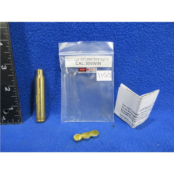 NEW - 300 Win. Cartridge Red Laser Bore Sight with Batteries