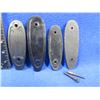 Image 2 : 4 Butt Plates - Rem. 3 1/8" C/C, Win. 3 3/8" C/C, BSA 3" C/C, Unknown