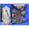Image 2 : Native American Beaded Bag, Key Ring, Necklaces and a Leather Pouch