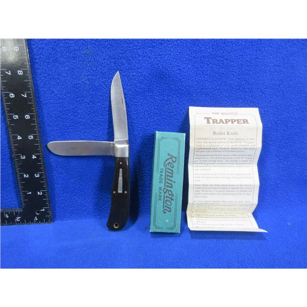 Remington R1128 Cocobolo Trapper Bullet Folding Knife