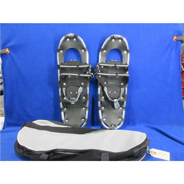 NEW - Aluminum Snowshoes with Bindings, Cleats & Carry Bag