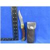 Image 1 : Schrade USA LB7 Folding Lock Blade Knife with Sheath - 3 1/2" Blade