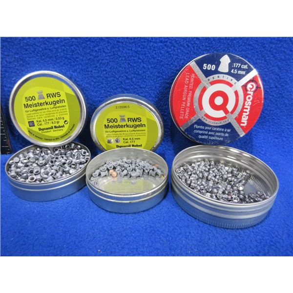 .177 Cal. Crosman and Dynamit Nobel Pellets
