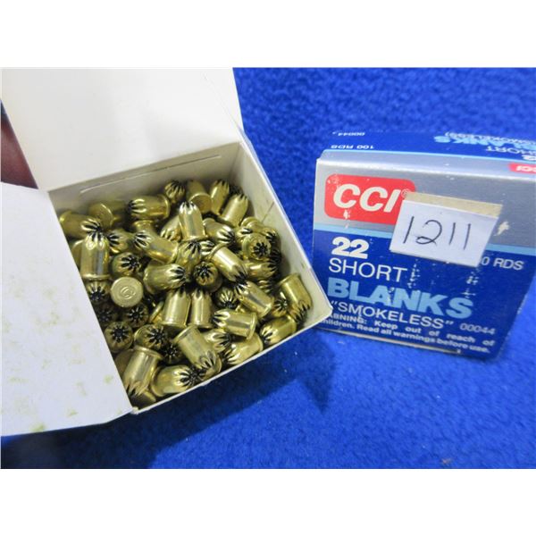 22 Short CCI Blanks - 2 Boxes of 100 (Pick Up or Ship by UPS Only)