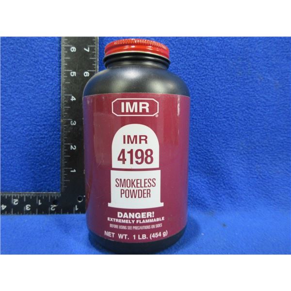 IMR 4198 Smokeless Powder (Pick Up or Ship by UPS Only)
