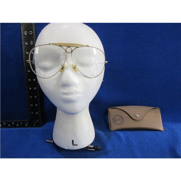 Vintage Bausch & Lomb Ray-Ban Safety Shooting Glasses with Case