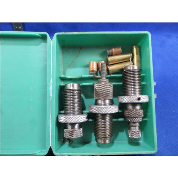RCBS 44 Mag RN 3 Die Set with 3 Brass & 3 Bullets