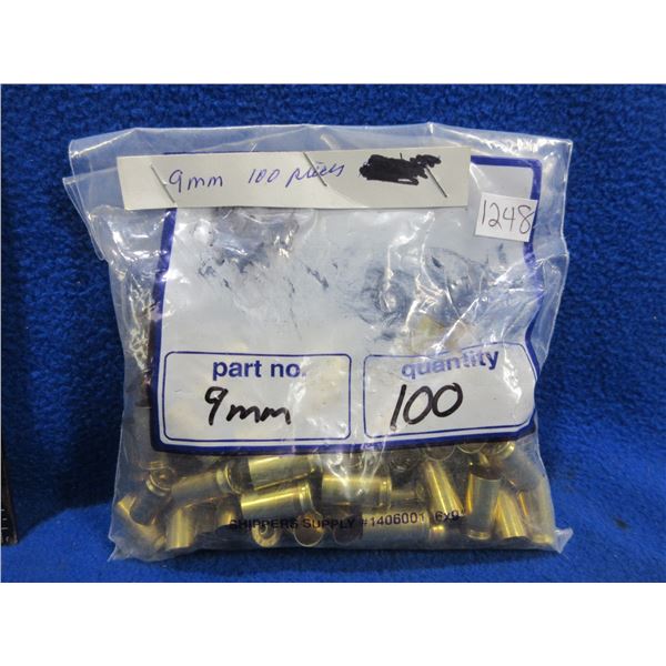 NEW - Brass Only - 9MM Luger RP Headstamp Unprimed - Bag of 100