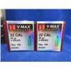 Image 2 : 22 Cal. 50gr V-Max Hornady Bullets - 2 Sealed Boxes of 100
