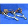 Image 1 : Vintage Pair of RCMP Long Shank Spurs - Made in England