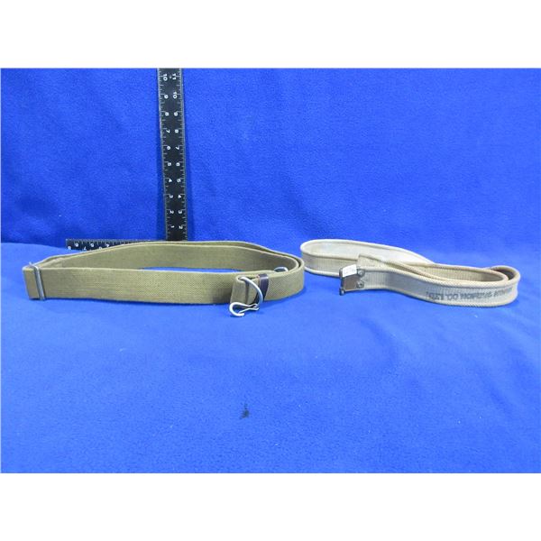2 Vintage Military Web Slings