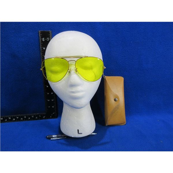 Vintage Bausch & Lomb Bushnell Safety Shooting Glasses with Case