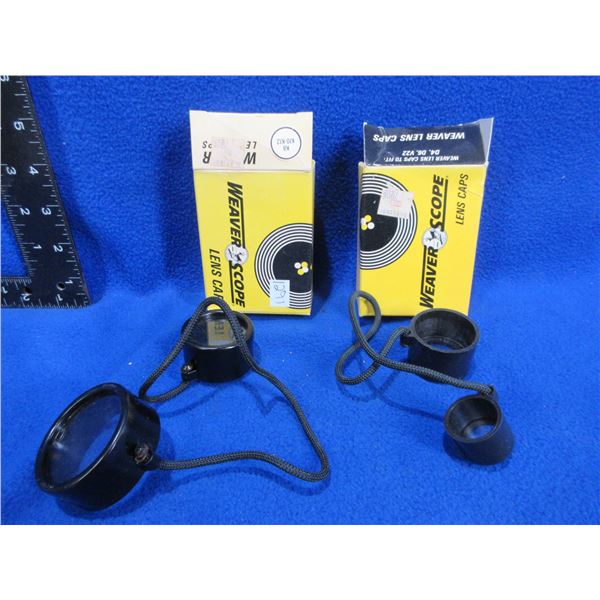 2 Pairs of Vintage Weaver Lens Caps - D4, D6, V22 and K8, K10-K12