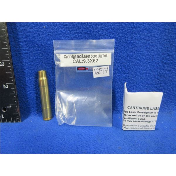 NEW - 9.3X62 Cartridge Red Laser Bore Sight with Batteries