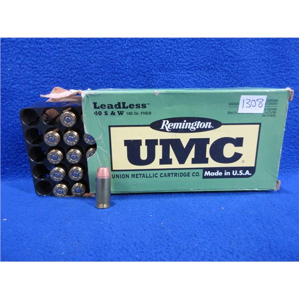 40 S&W 180gr FNEB Remington (Pick Up or Ship by UPS Only)
