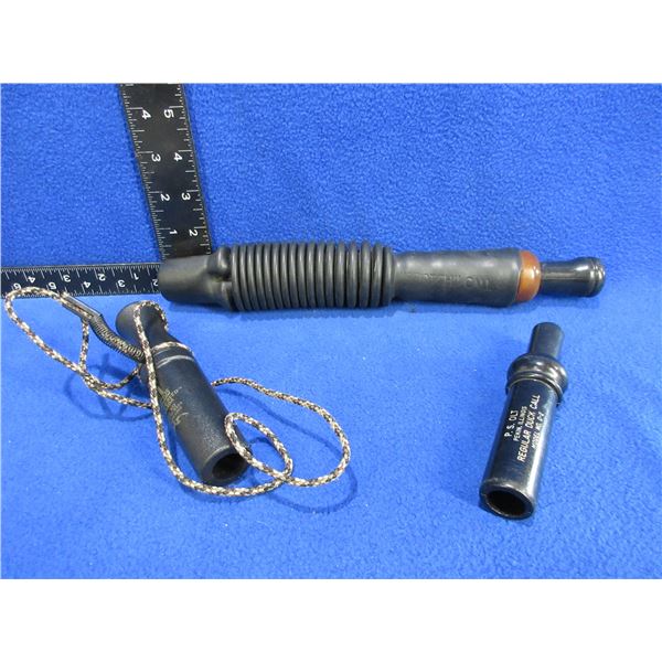 3 Game Calls - Scotch Call, Primos Shaved Reed Goose, P.S. Olt Duck