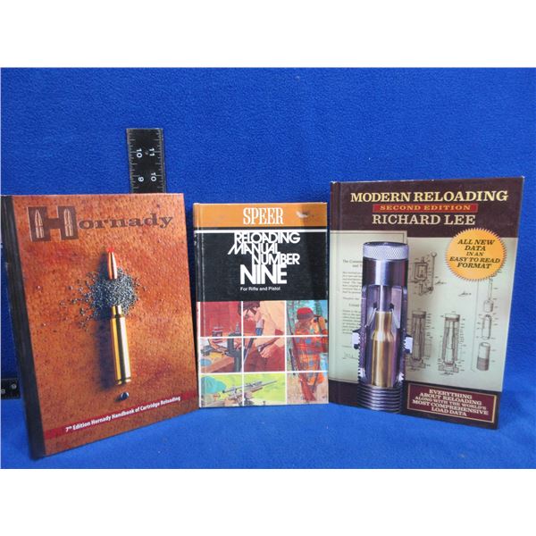 3 Reloading Books - Speer, Hornady, Richard Lee