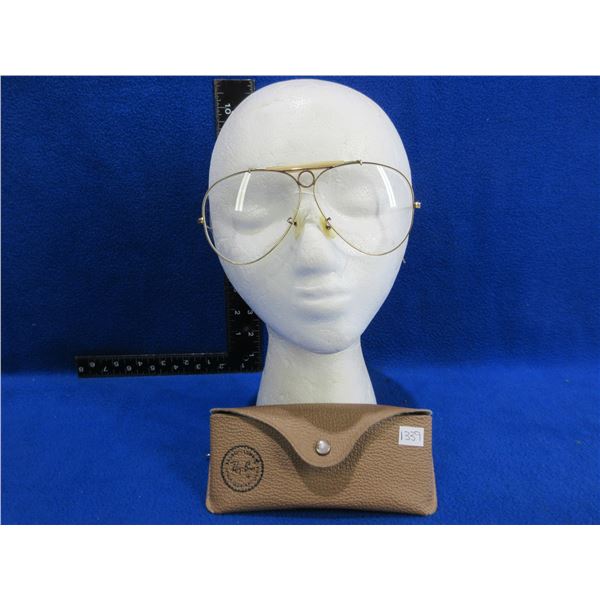 Vintage Bausch & Lomb Ray-Ban Safety Shooting Glasses with Case