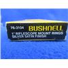 Image 2 : NEW - Bushnell 1" Scope Rings for Standard Bases - Silver Satin Finish
